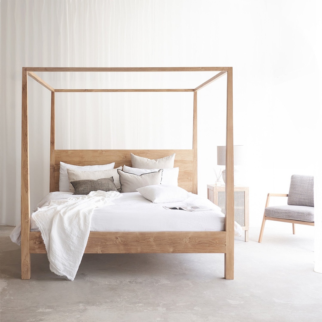 Four Poster Bed Frame Teak