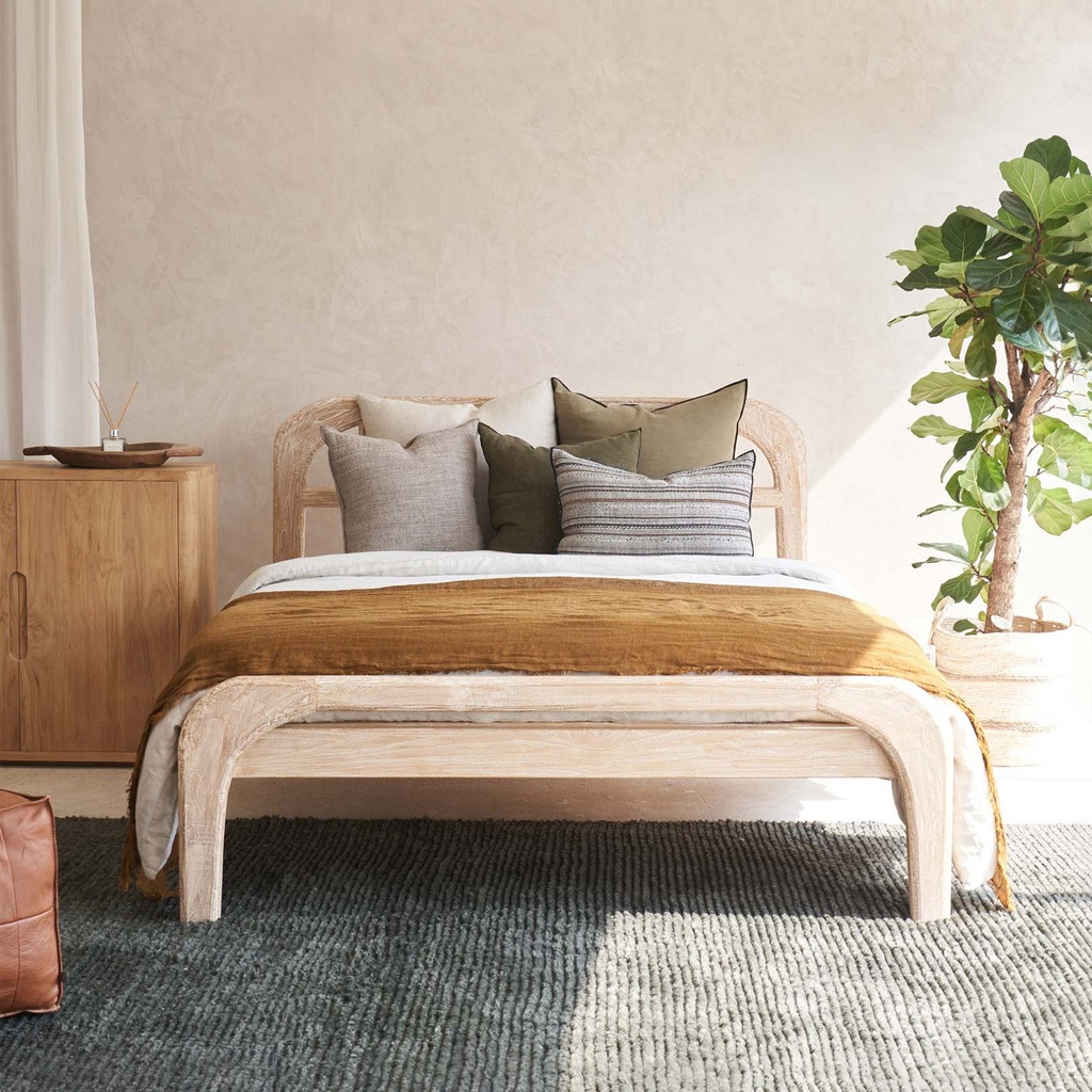 Plough Bed Frame Teak
