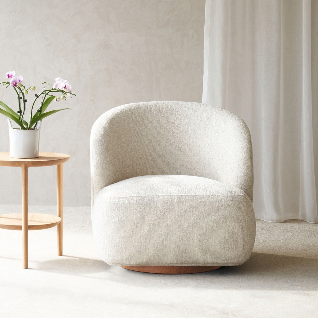 Sienna Fabric Swiwel Armchair