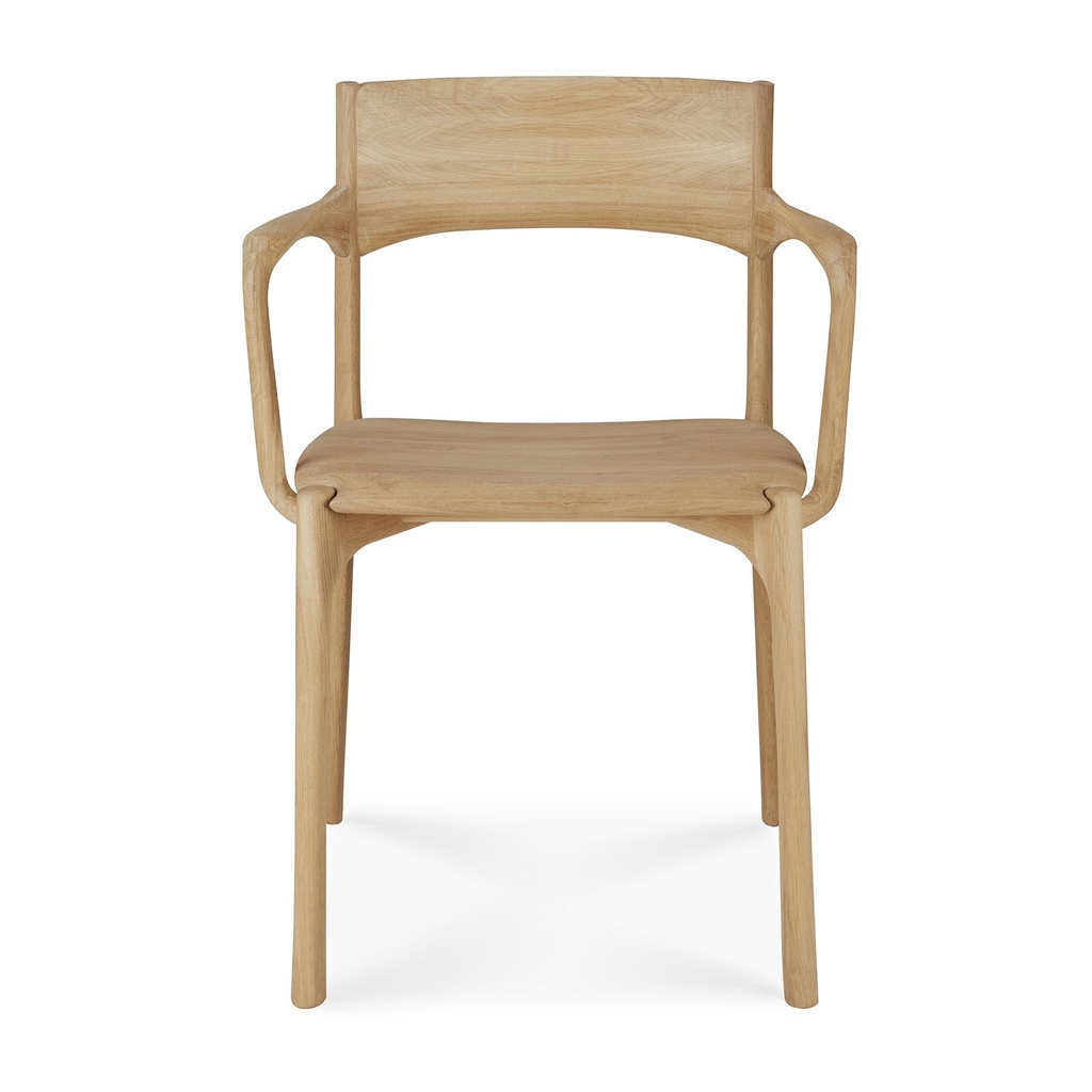 PI Dining Chair with Arms Oak