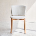 Pinta Dining Chair Oak- Bespoke Fabric