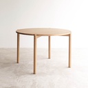 Cove Round Dining Table Oak - Natural 120cm