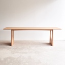 Geometric Dining Table Oak - Natural