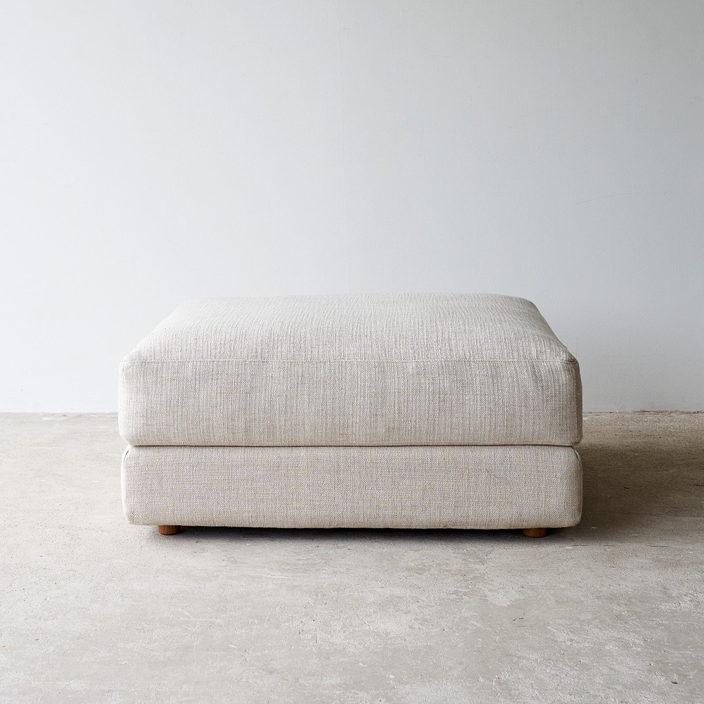 Hansen Ottoman Bespoke Fabric Leather 93cm