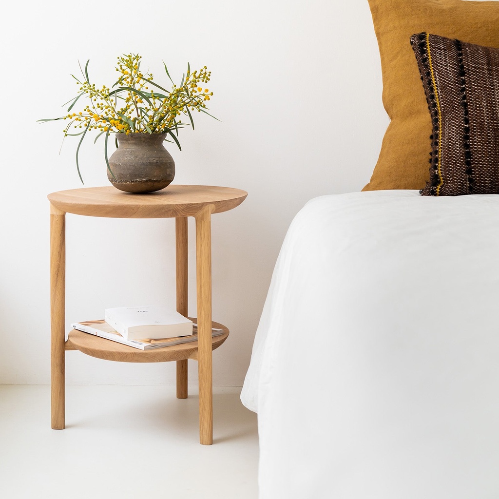 Bok Side Table Oak 43cm