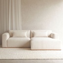 Komo Modular L Shape Sofa Alabaster